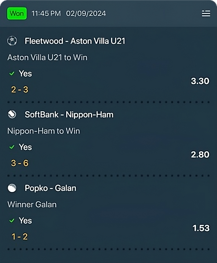 Betting Slip 1