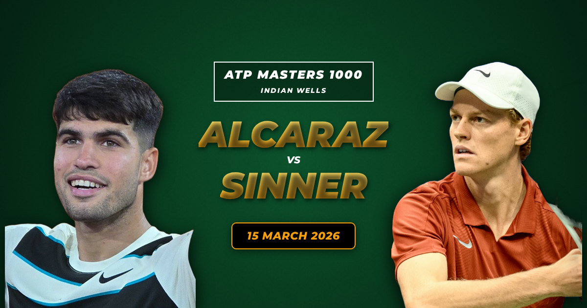 Carlos Alcaraz vs Jannik Sinner - Indian Wells 2026 Prediction