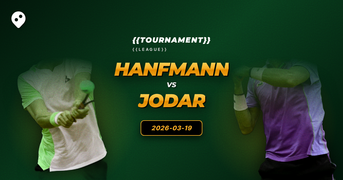 Yannick Hanfmann vs Rafael Jodar - ATP Prediction